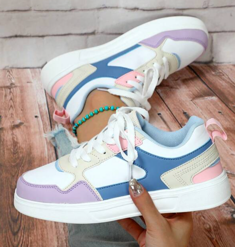 Fashionable Women's Sneakers - Naya-Rainbow 2-4-State of Style