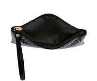Fashionista's Crocodile Wristlet Bag-Purple-State of Style