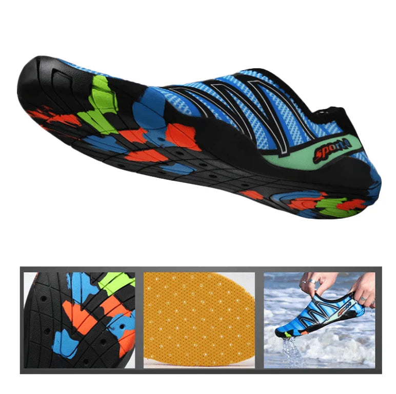 Fast-drying water shoes – AquaFlex-Dark blue-3-State of Style