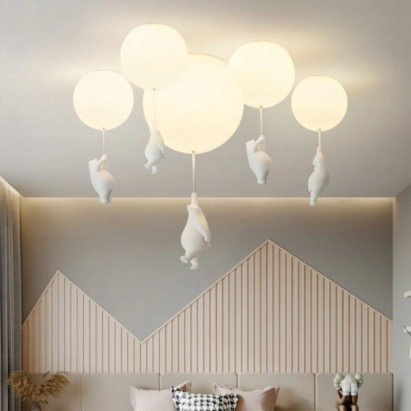 Fateh Ceiling Lights Pendant Lights Bear Balloon-A-15 cm-State of Style
