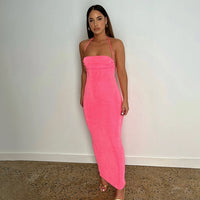 Fayen Maxi Dress with Low Back | Stunning Entrance and Exit-Light Blue-S-State of Style
