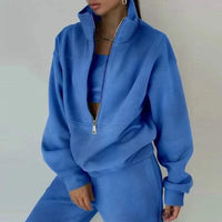 FayesSuit | Sporty & Stylish Women's Tracksuit-Black-S-State of Style