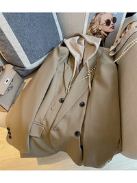 FaysBlazer | Trendy Oversized Hooded Blazer for Women-Photo Colour-M-State of Style