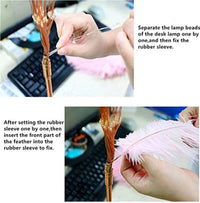 Feather Lamp | Elegant & Soft Ambient Lighting-Pink-State of Style