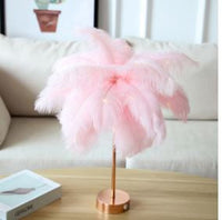 Feather Lamp | Elegant & Soft Ambient Lighting-Pink-State of Style