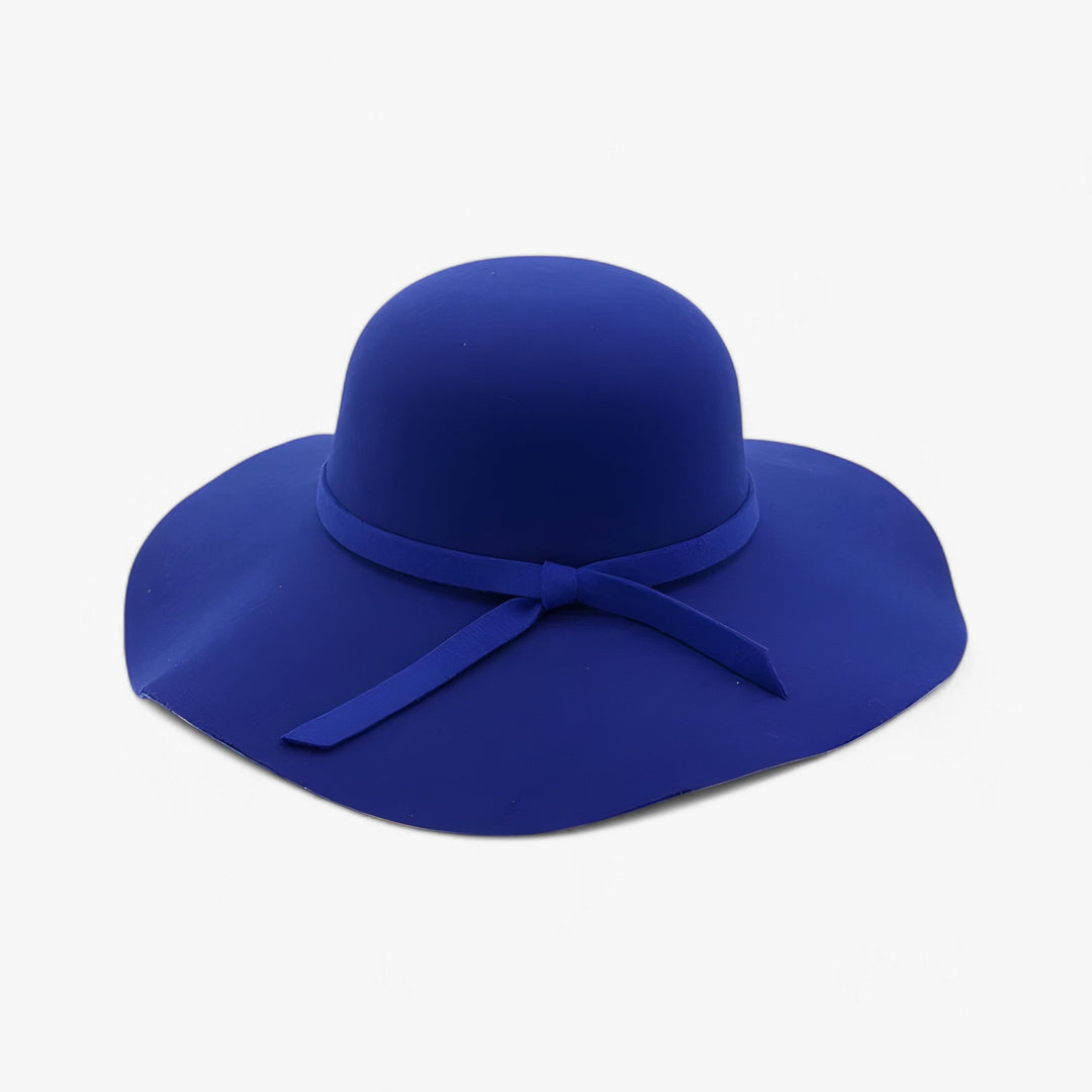Fedora women's hat made of wool felt – Marveil-Blue-State of Style