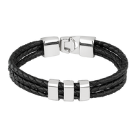 Felix Romance Engraved Bracelet-Silver-State of Style