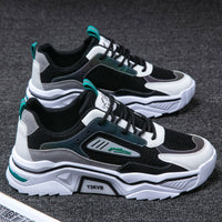 FemkesSneaks | Stylish & Comfortable Women's Sneakers-Black and Green-8.0-State of Style