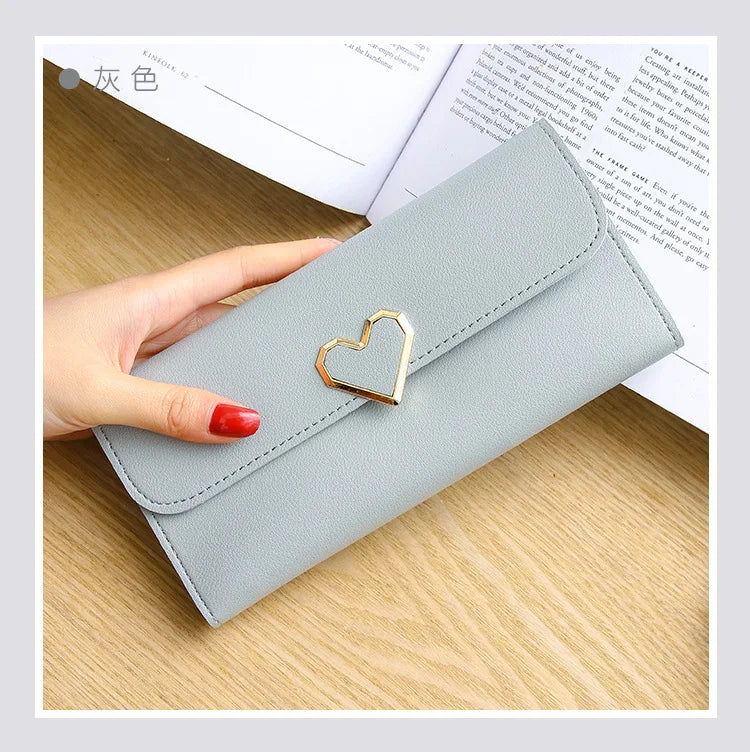 Femme Fatale Liebe Wallet-Clutch-Blue Grey-State of Style