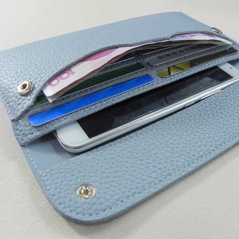 Femme Fatale Liebe Wallet-Clutch-Blue Grey-State of Style