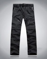 Fergus - Zip-Off Outdoor Pants | Convertible Adventure Trousers-Black-M-State of Style