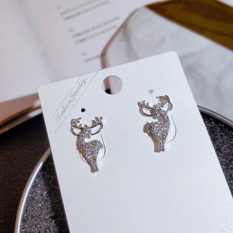 Festive Reindeer Earrings | Christmas Jewellery for Women-State of Style