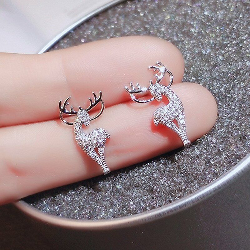 Festive Reindeer Earrings | Christmas Jewellery for Women-State of Style