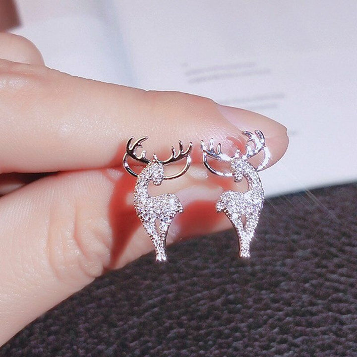 Festive Reindeer Earrings | Christmas Jewellery for Women-State of Style