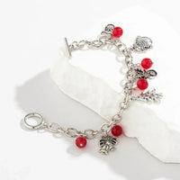 Festive Silver Charm Bracelet-State of Style
