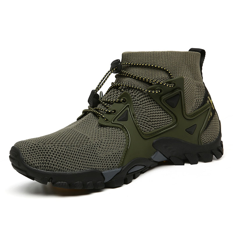 FienSneaks | Stylish High-Top Shoes for Men-Green-7.5-State of Style