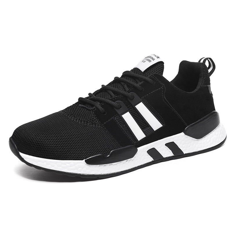 FiensSneaks | Stylish & Comfortable Men's Shoes-Black-White-8.0-State of Style