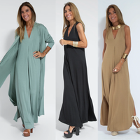 Figure-hugging dress with waistcoat – Valentina-Black dress + waistcoat in white-S-State of Style