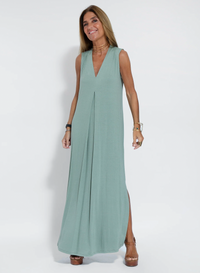 Figure-hugging dress with waistcoat – Valentina-Turquoise dress + waistcoat in black-S-State of Style