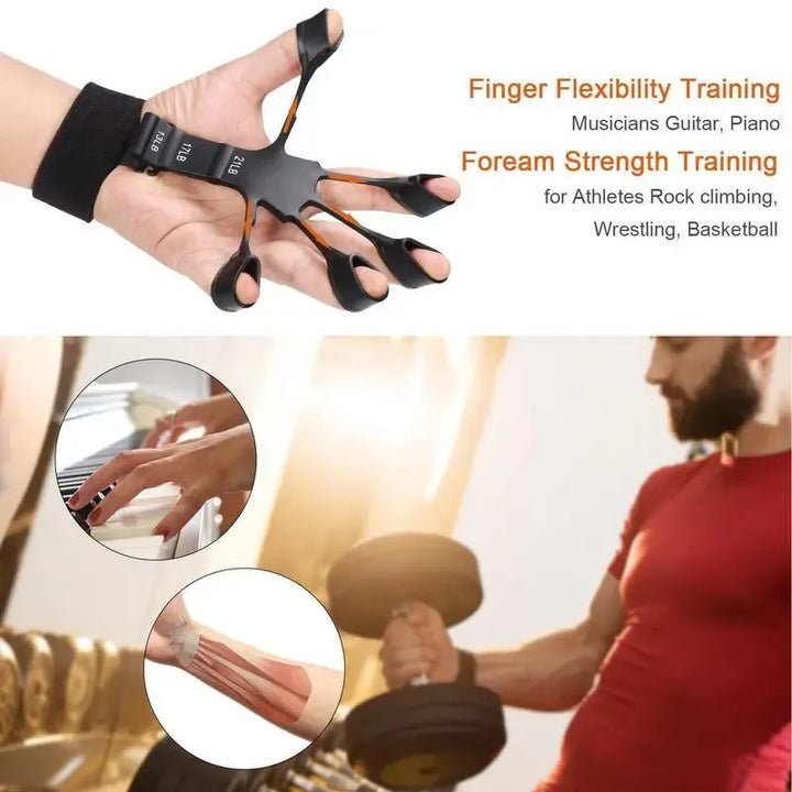Finger and Hand Strengthener - GripMaster-Black-State of Style