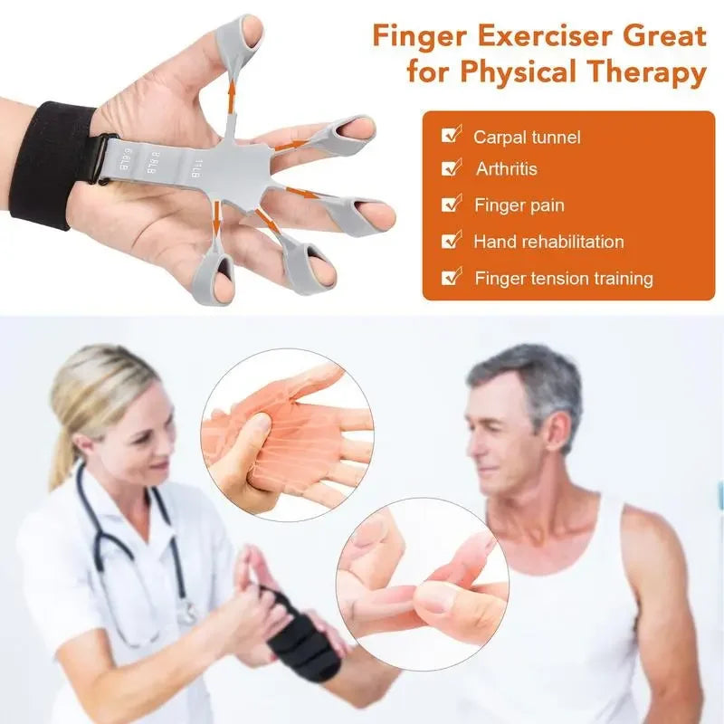 Finger and Hand Strengthener - GripMaster-Black-State of Style