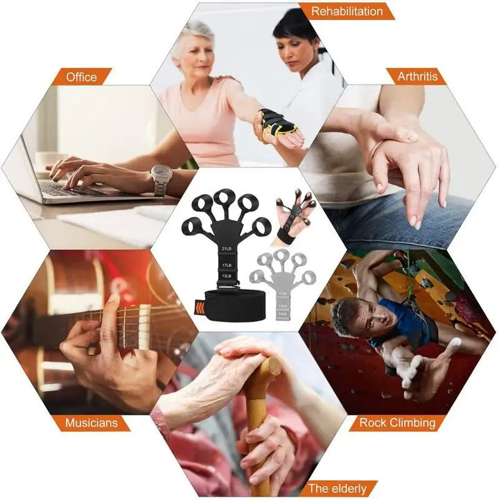 Finger and Hand Strengthener - GripMaster-Black-State of Style