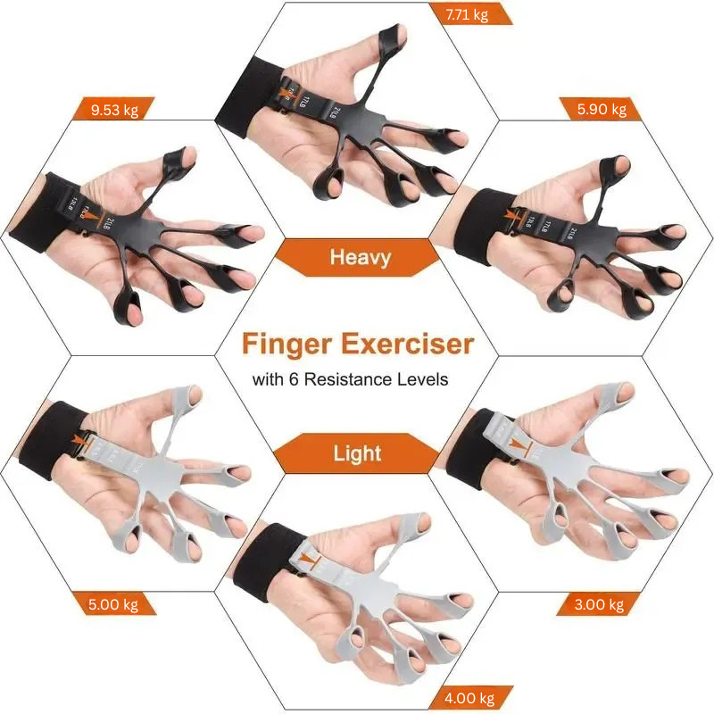 Finger and Hand Strengthener - GripMaster-Black-State of Style