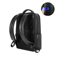 Men’s Business Laptop Backpack with Fingerprint Lock – Large Capacity Anti-Theft