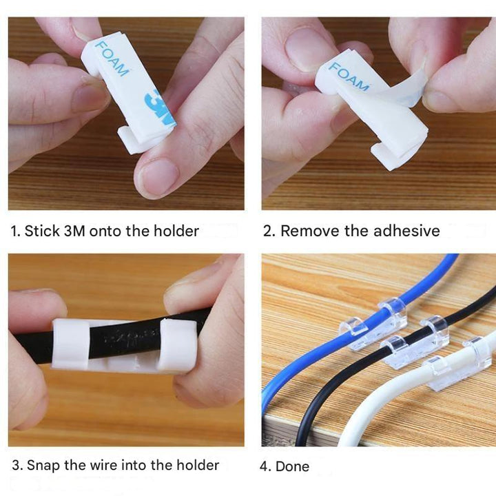 Finisher wire clamp-Transparent-20 pieces-State of Style
