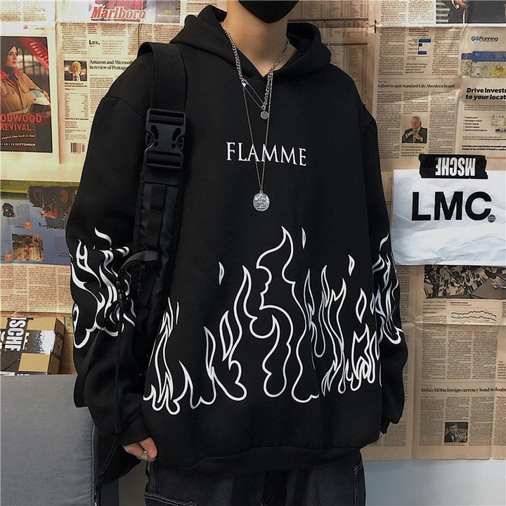 FlameHoodie | Unisex Hoodie for Comfort & Style-Black 1-S-State of Style