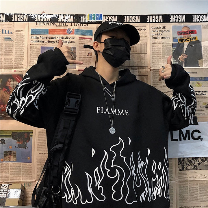 FlameHoodie | Unisex Hoodie for Comfort & Style-Black 1-S-State of Style