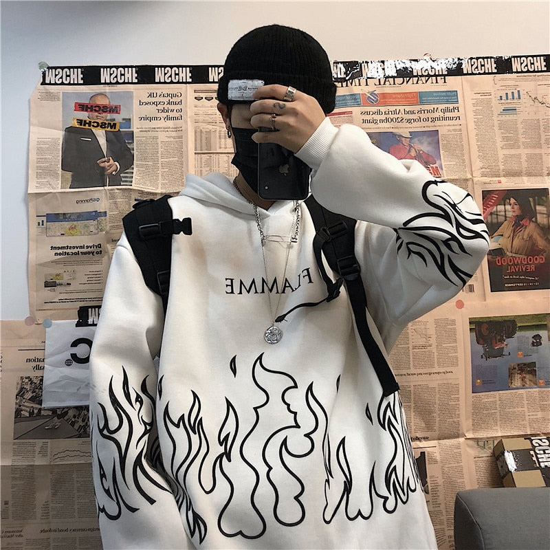 FlameHoodie | Unisex Hoodie for Comfort & Style-White 1-S-State of Style