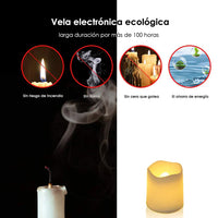 Flameless LED Candles for a Cosy Atmosphere - Lumos-State of Style