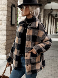 Flannel Jacket With Buttons | Comfortable & Stylish Women's Outerwear-Black Coffee-S-State of Style