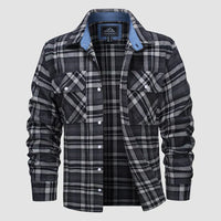 Flannel Lined Men's Shirt - Logan-Dark Grey-XS-State of Style