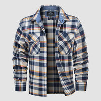 Flannel Lined Men's Shirt - Logan-Yellow-XS-State of Style