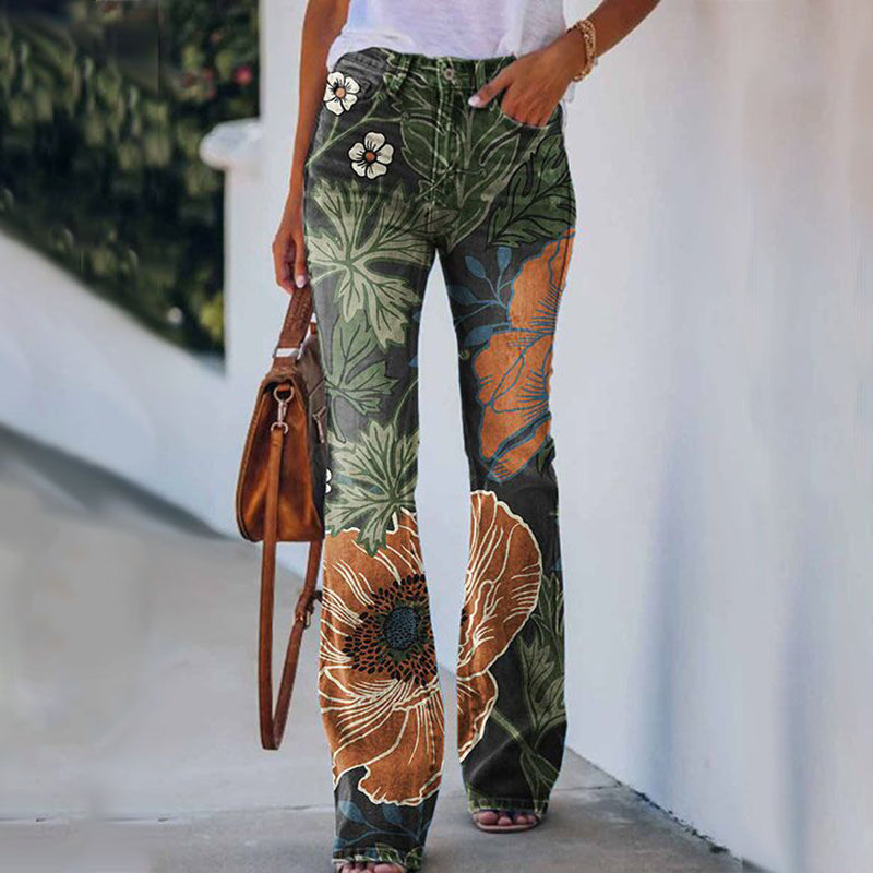Flare Jeans with 4 Buttons | Trendy & Comfortable Fit-A-S-State of Style