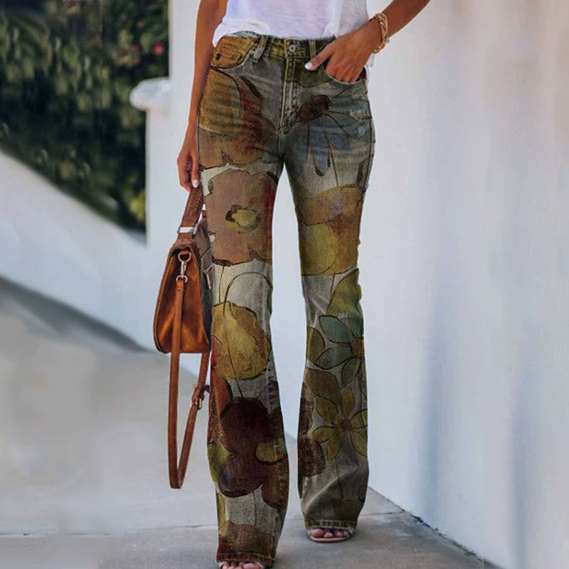 Flare Jeans with 4 Buttons | Trendy & Comfortable Fit-A-S-State of Style
