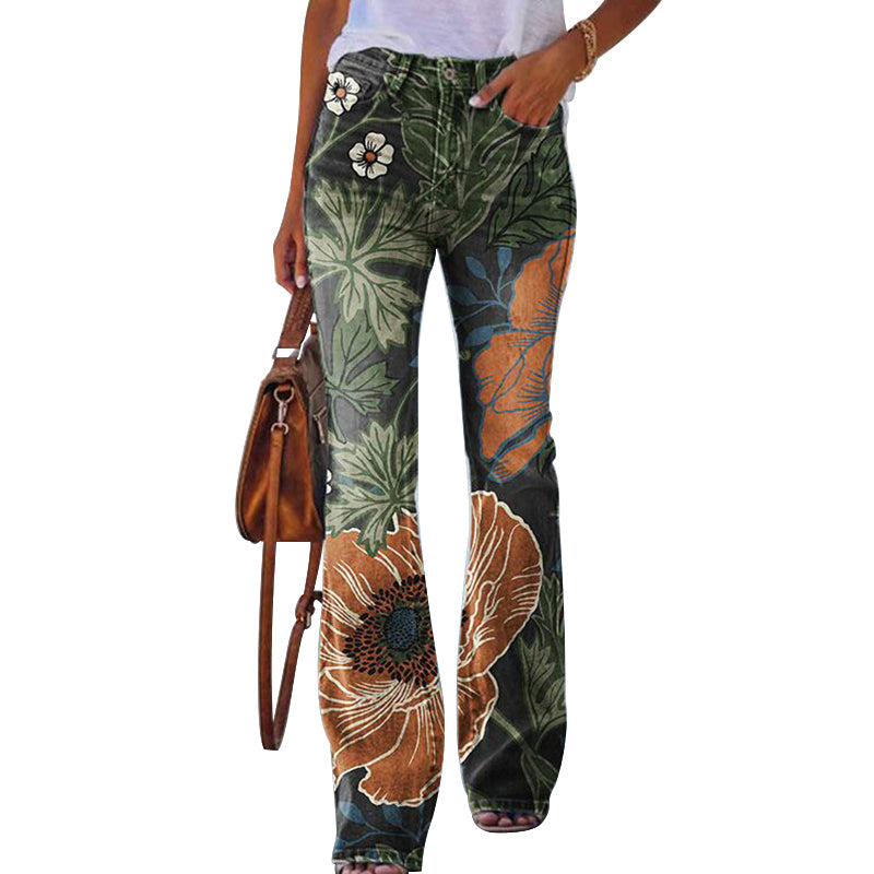 Flare Jeans with 4 Buttons | Trendy & Comfortable Fit-E-S-State of Style