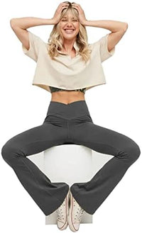 Flared Yoga Leggings - VFit-Black-2XS-State of Style