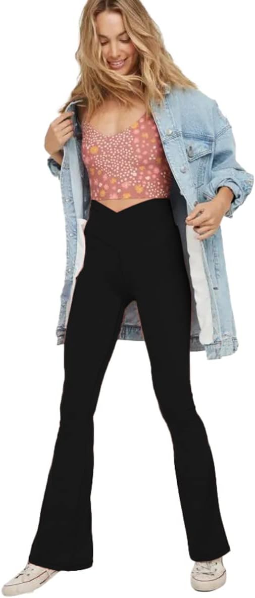 Flared Yoga Leggings - VFit-Black-2XS-State of Style