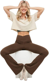 Flared Yoga Leggings - VFit-Black-2XS-State of Style
