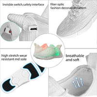 Flashing LED Fiber Optic Sneakers - Orion-4.5-State of Style