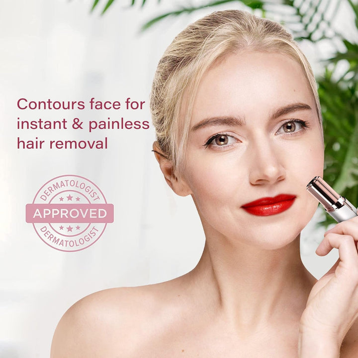 Flawless Facial Hair Remover – Discover Smooth Skin Now!-Rose gold-State of Style