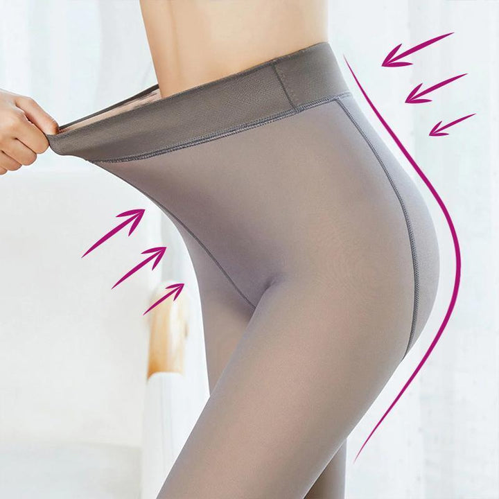 Fleece Leggings | Warm & Stylish Winter Wear-Black-State of Style