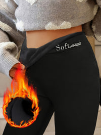 Fleece Lined Thermal Leggings - Celine-Grey-S-State of Style
