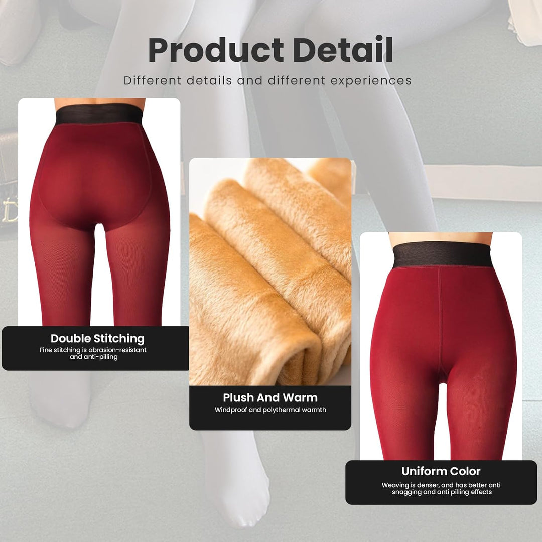 Fleece-lined Tights - Nova-Black-XS-State of Style