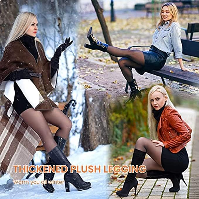 Fleece-lined Tights - Nova-Black-XS-State of Style