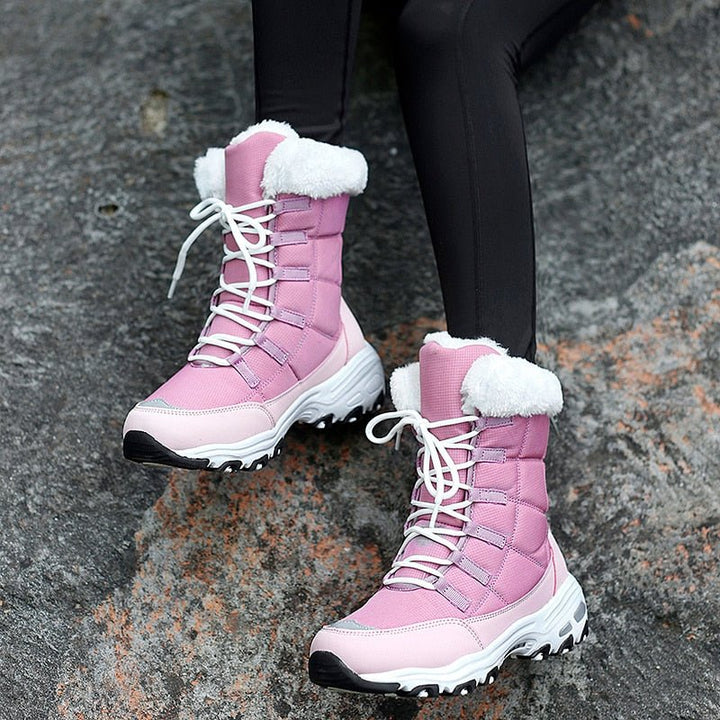 Fleece Lined Warm Snow Boots for Women - Eva-Black-3.0-State of Style
