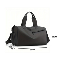 FlexBag Pro Waterproof Sports Bag with Shoe Compartment-Black-State of Style